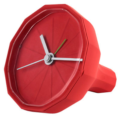 Lexon Babylon Alarm clock. Red