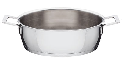 A di Alessi Pots and Pans Low casserole - 2 handles. Steel
