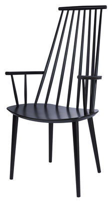 Hay J 110 Chair Armchair - Wood. Black