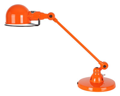Jieldé Signal Table lamp - 1 arm - L 40 cm. Glossy orange