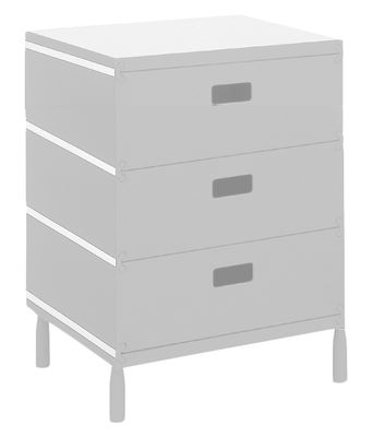 Magis Plus Unit Crate - 3 drawers. White