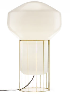 Fabbian Aérostat Media Lamp. White,Brass