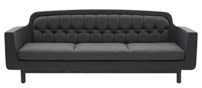 Normann Copenhagen Onkel Straight sofa - W 235 cm - 3 seats. Dark grey