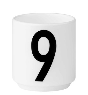 Design Letters Arne Jacobsen Espresso cup - Porcelain - 9. White