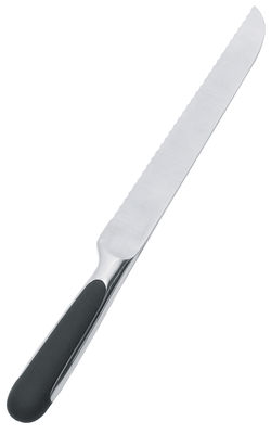 Alessi Mami Bread knife. Black,Steel