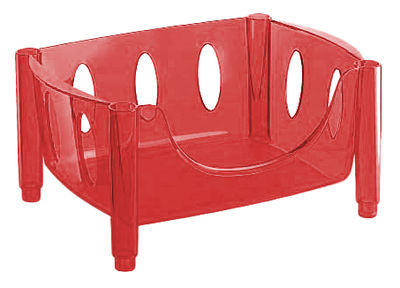 Guzzini Hold&Roll Basket - Stackable. Red