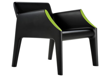 Kartell Magic Hole Armchair - Indoor / outdoor. Black,Green