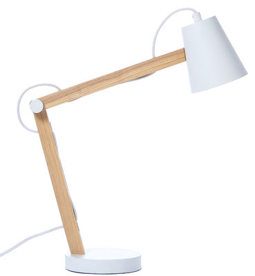 Frandsen Play Table lamp. White,Light wood