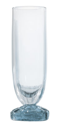 Kartell Jellies Family Champagne glass - H 17 cm. Sky blue