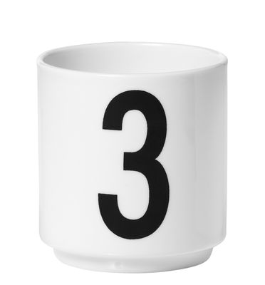 Design Letters Arne Jacobsen Espresso cup - Porcelain - 3. White