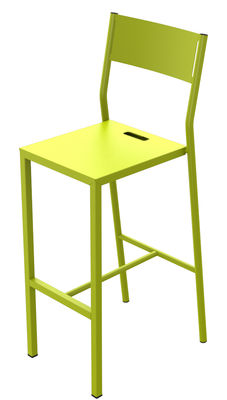 Matière Grise Up Bar chair - H 75 cm - Metal. Aniseed green