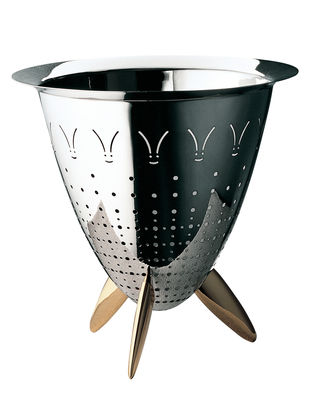 Alessi Max Le Chinois Strainer. Polished steel