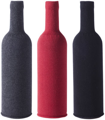 L'Atelier du Vin Bottle cover. Red,Black,Charcoal grey