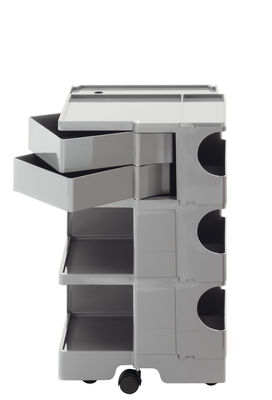 B-LINE Boby Trolley - H 73 cm - 2 drawers. Aluminum