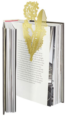 Tom Dixon Tool The Bookworm Dandelion Book mark. Brass
