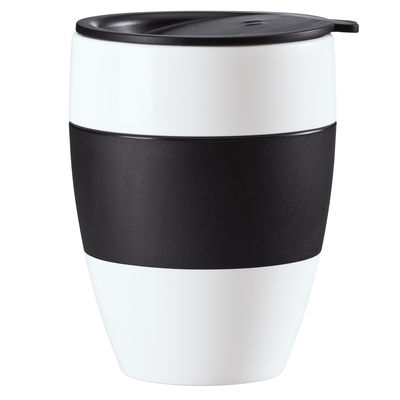 Koziol Aroma to go Cup - Insulated with lid. Black