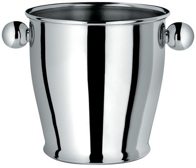 Alessi Memories from the future Ice bucket - Ø 17 cm x H 13 cm. Glossy steel
