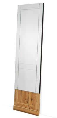 Mogg Don't Open Mirror - / W 60 x H 200 cm. Natural wood,Mirror