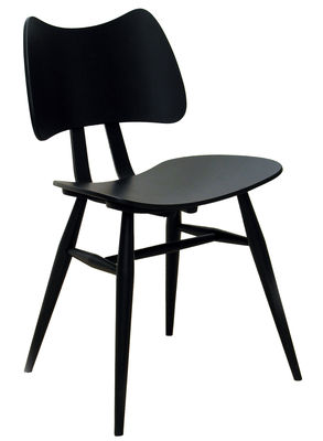 Ercol Butterfly Chair - Wood - Reissue 1958. Black