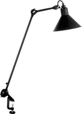 DCW éditions - Lampes Gras N°201 Atchitect lamp - Clamp base. Mat black