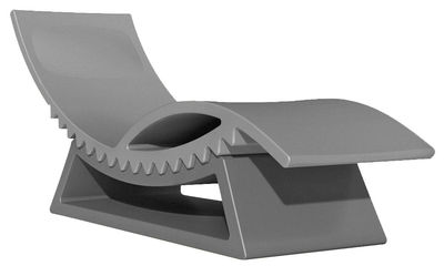 Slide TicTac Reclining chair - with coffee table. Grey