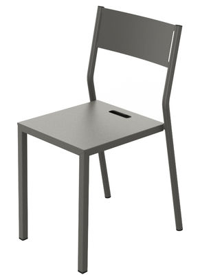 Matière Grise Take Stackable chair - Metal. Taupe