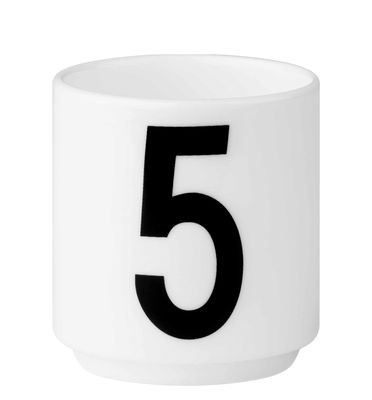 Design Letters Arne Jacobsen Espresso cup - Porcelain - 5. White