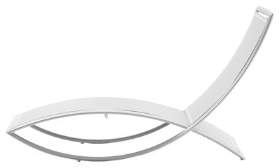 Ego Fish Reclining chair. White