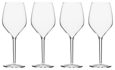 Italesse Vertical Large Wine glass - 4 wine glasses 50 cl. Transparent