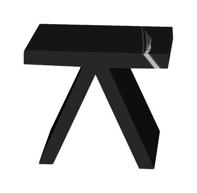 Slide Toy Supplement table - Lacquered version. Lacquered black