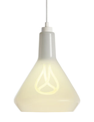 Plumen Drop Top A Pendant - glass / with bulb n°001. White