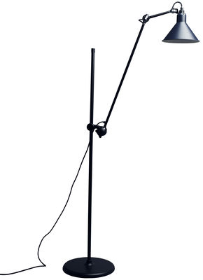 DCW éditions - Lampes Gras N°215L Floor lamp. Blue