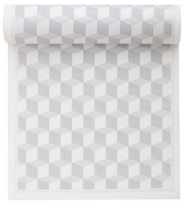 MYdrap Cube Napkin - Roll of 12 napkins - precut. Grey glacier