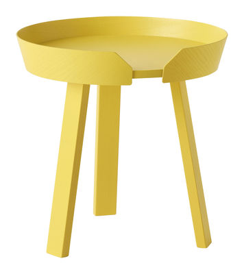 Muuto Around Coffee table - Around - Table basse - Small Ø 45 x H 46 cm. Yellow