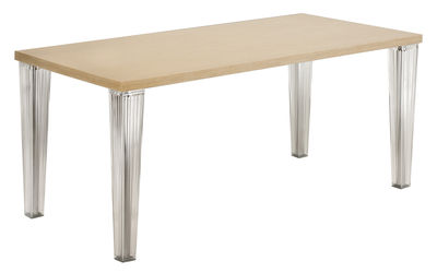 Kartell Top Top Table - 190 cm - oak table top. White english oak