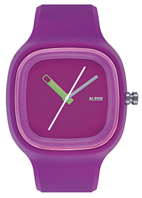 Alessi Watches Kaj Watch - One colour version. Purple