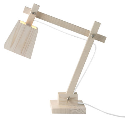 Muuto Wood Lamp Table lamp. White,Light wood