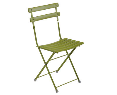 Emu Arc en Ciel Foldable chair - Metal. Green