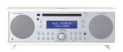 Tivoli Audio Music System BT Clock radio - CD player - Bluetooth. White,Silver