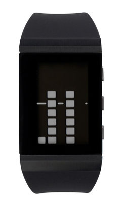 Lexon E8 Watch - Patented optical reading. Black