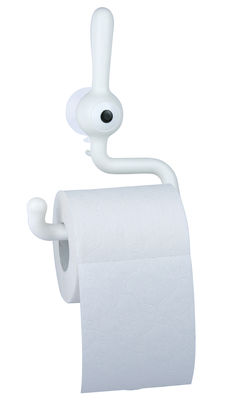 Koziol Toq Toilet paper dispenser. White
