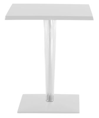 Kartell TopTop - Dr. YES Table - Square table top 70x70 cm. White