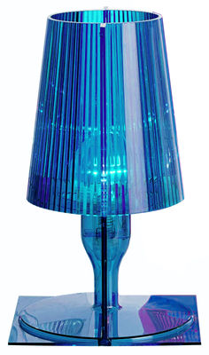 Kartell Take Table lamp. Blue