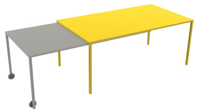 Matière Grise Rafale XL Extending table. Yellow,Taupe