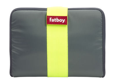 Fatboy Tablet Tuxedo Cover. Silver,Green