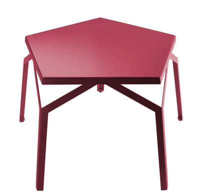 Internoitaliano Jesi Coffee table - H 40 cm x L 71 cm. Red