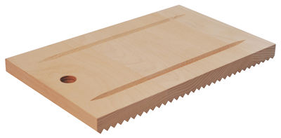 L'Atelier du Vin Recto-verso Chopping board - 32 x 19 cm. Natural wood