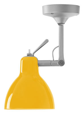 Rotaliana Luxy H0 Ceiling light - Wall lamp. Matallic,Glossy yellow