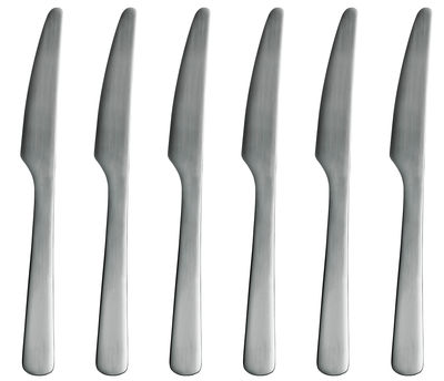 Normann Copenhagen Normann Table knife - Set of 6 knives. Matt metal