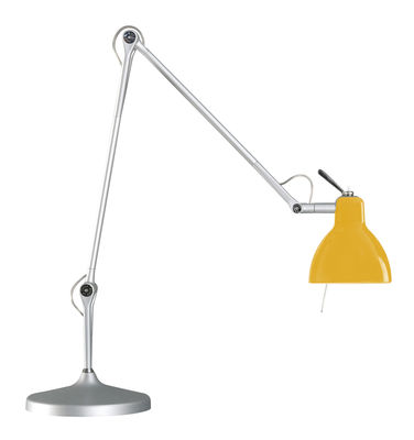 Rotaliana Luxy T2 Desk lamp - Arm 4 sections. Matallic,Glossy yellow